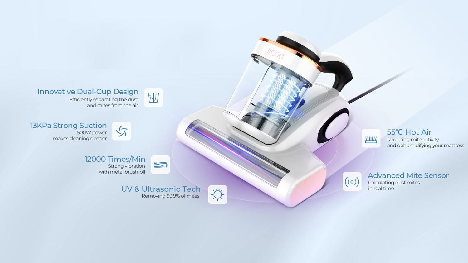Why Choose JIGOO Anti-mite Vacuum Cleaners | Jigoolife.com