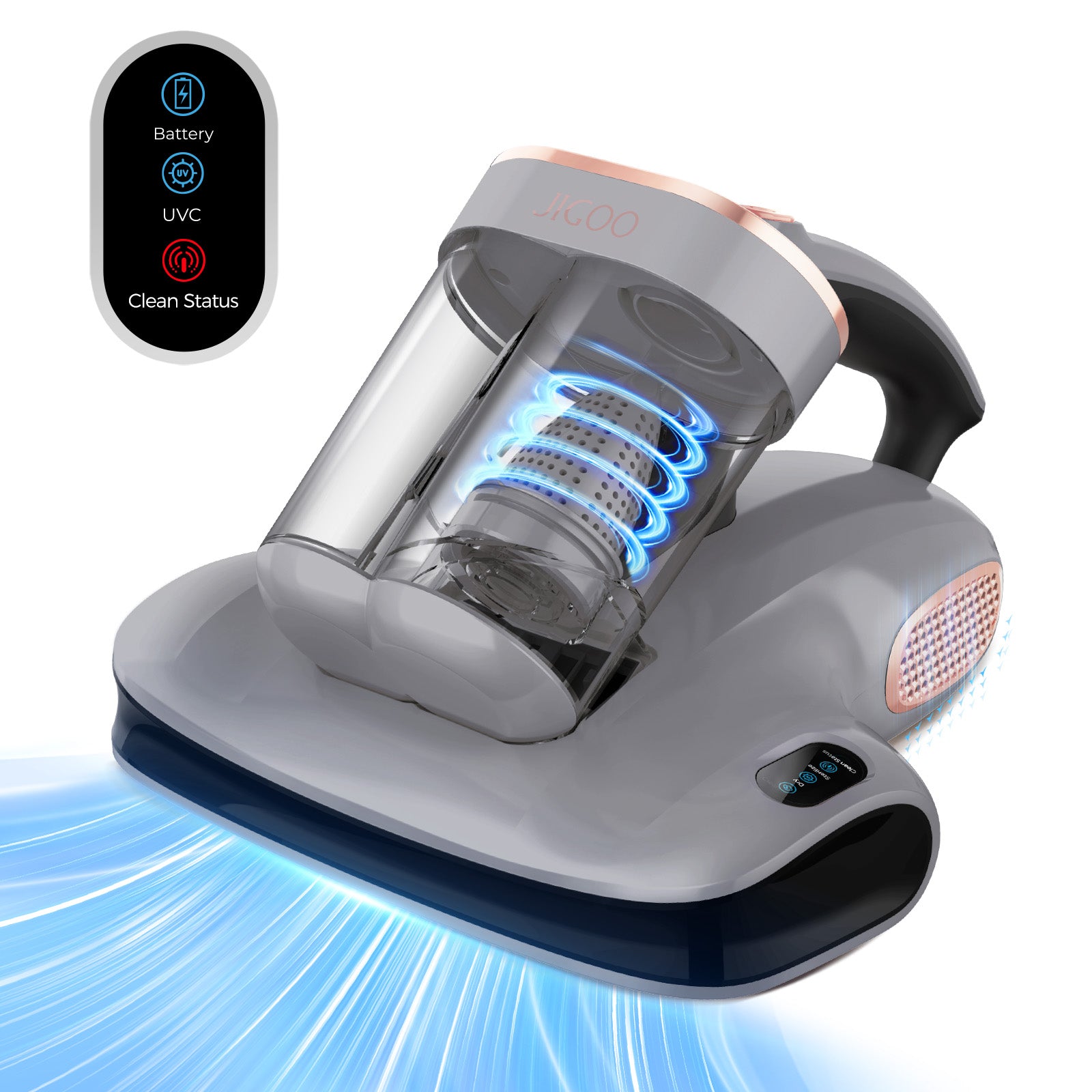 S100 Cordless Smart Dual-Cup Mattress Vacuum Cleaner