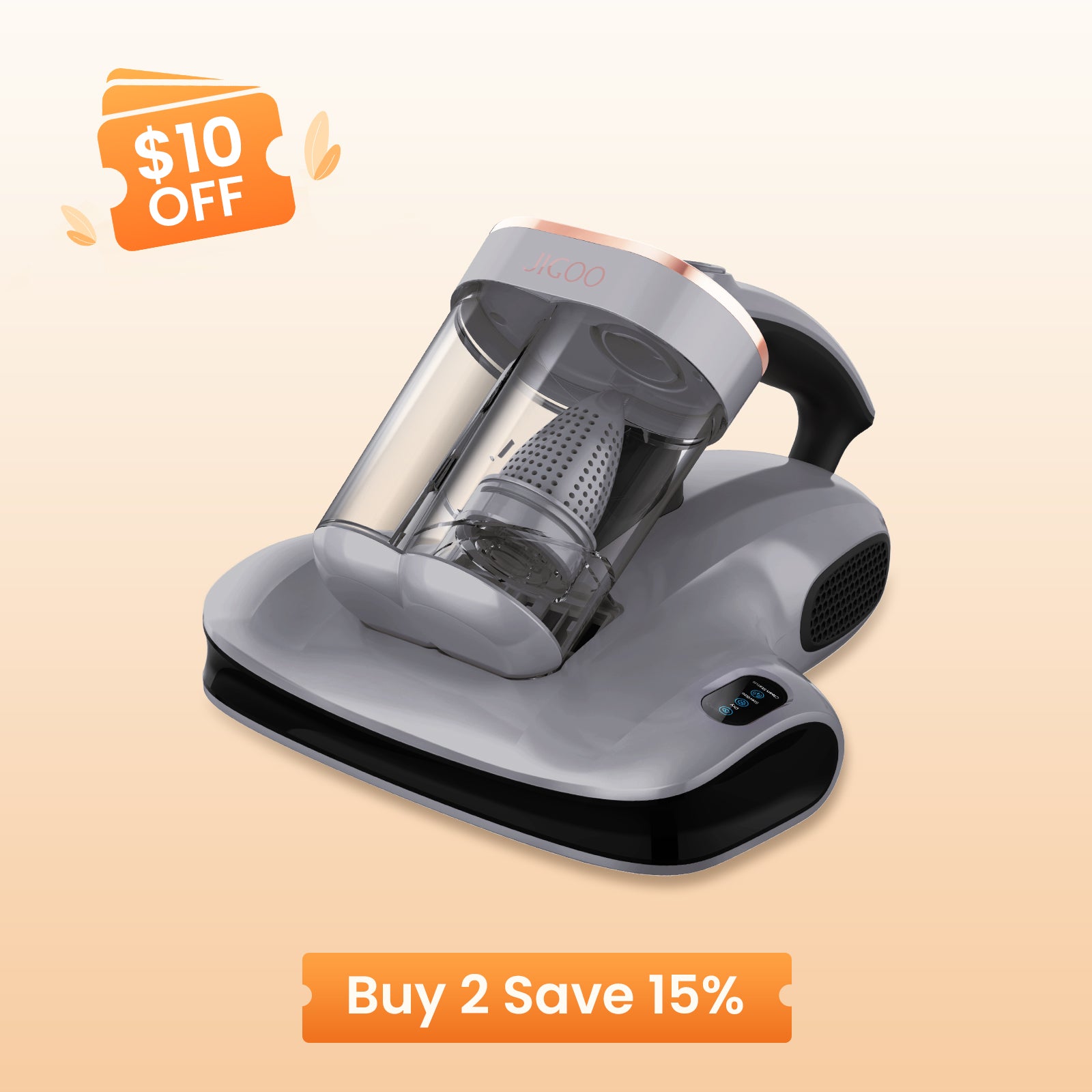 S100 kabelloser Smart-Dual-Cup-Matratzenstaubsauger