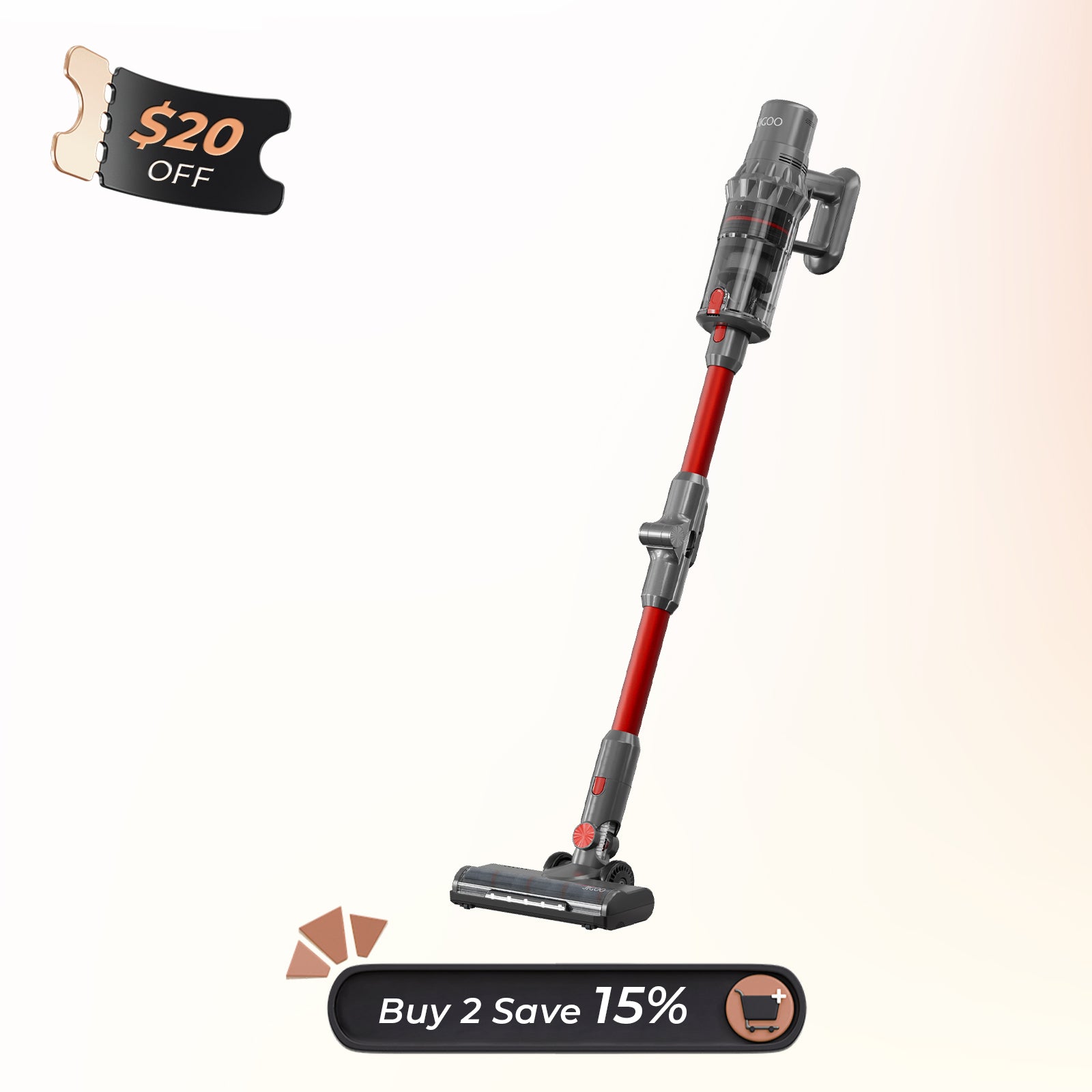 Jigoo C500 Cordless Vacuum Cleaner