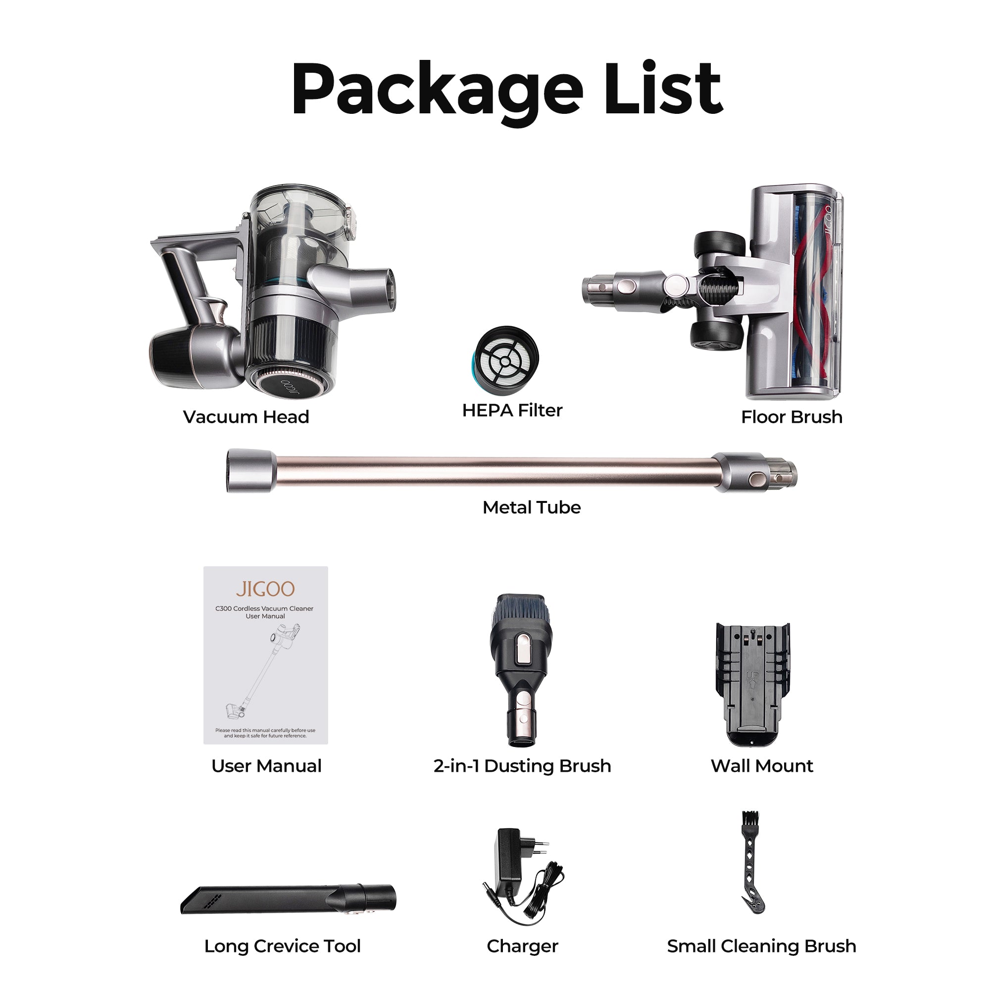 Jigoo C300 Cordless Vacuum Cleaner