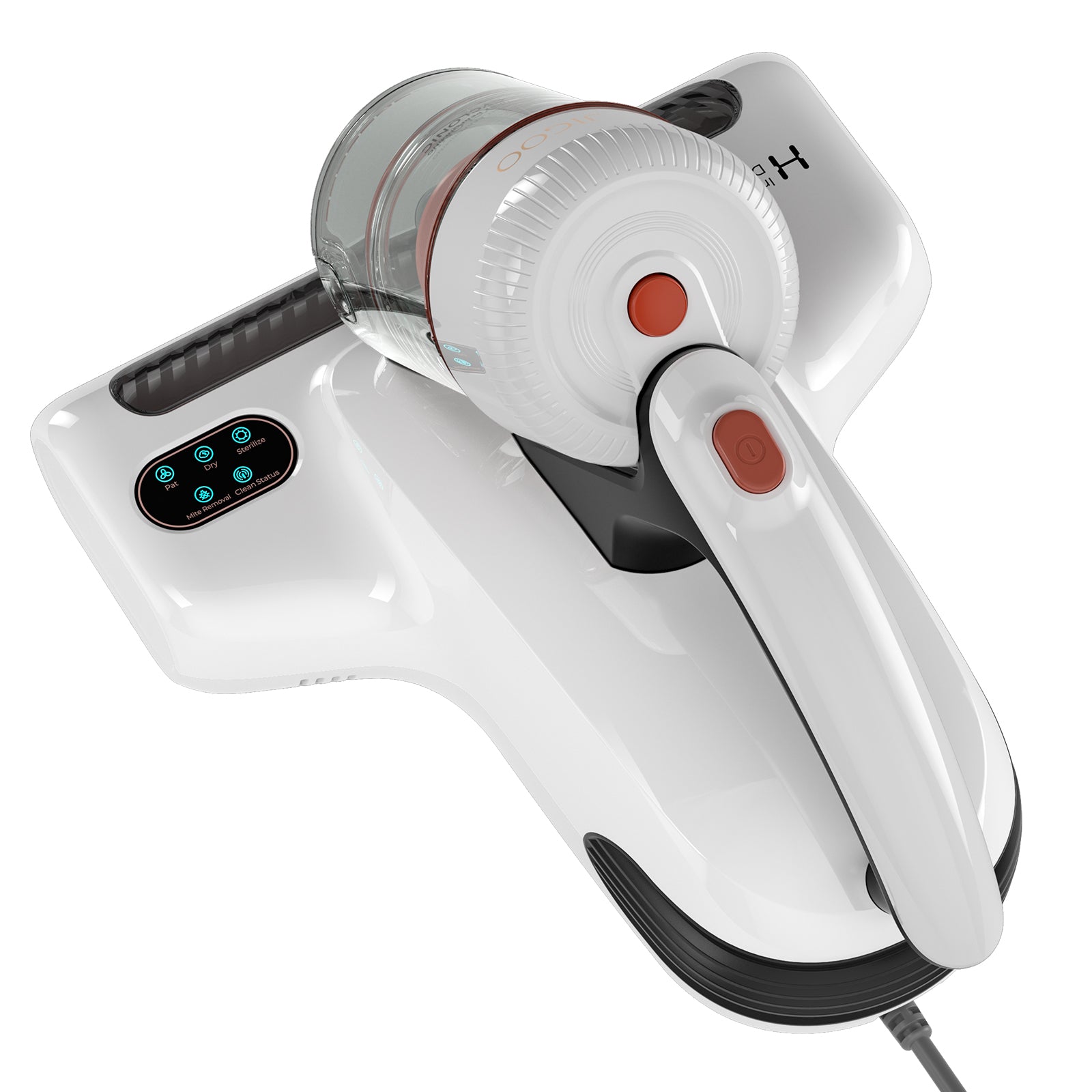 Jigoo J200 Integrated Dual-Cup Mite Cleaner - Bed Vacuum Cleaner