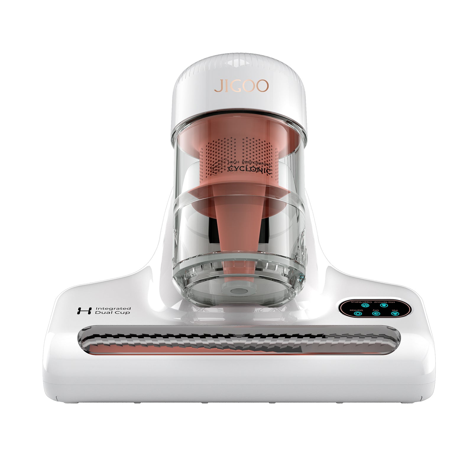 Jigoo J200 Integrated Dual-Cup Mite Cleaner - Bed Vacuum Cleaner