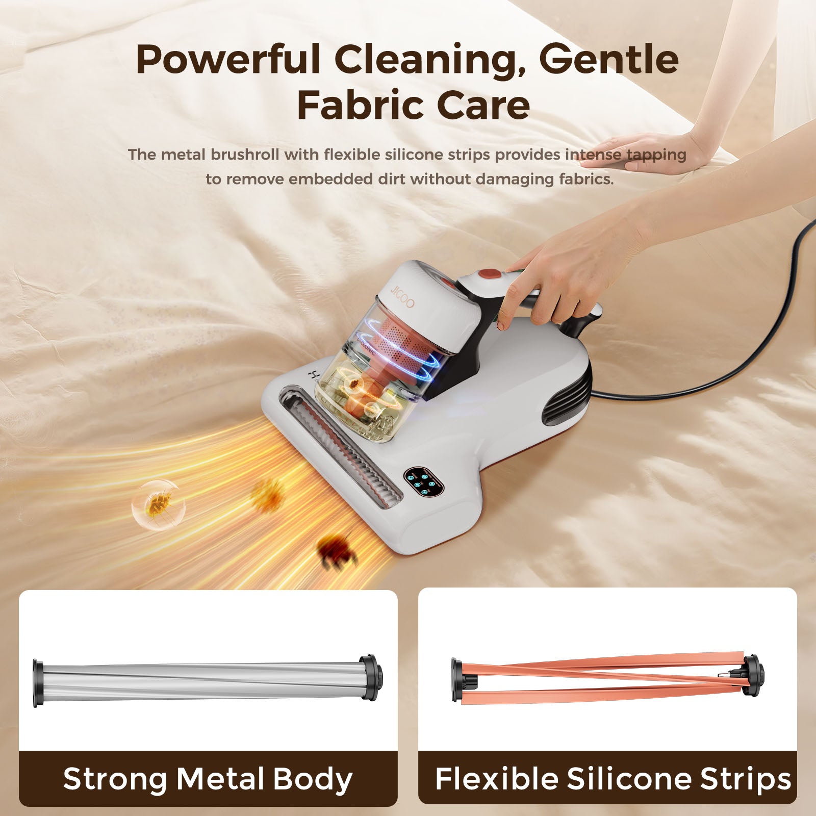Jigoo Original Roller Brush for Jigoo J200 Mattress Vacuum