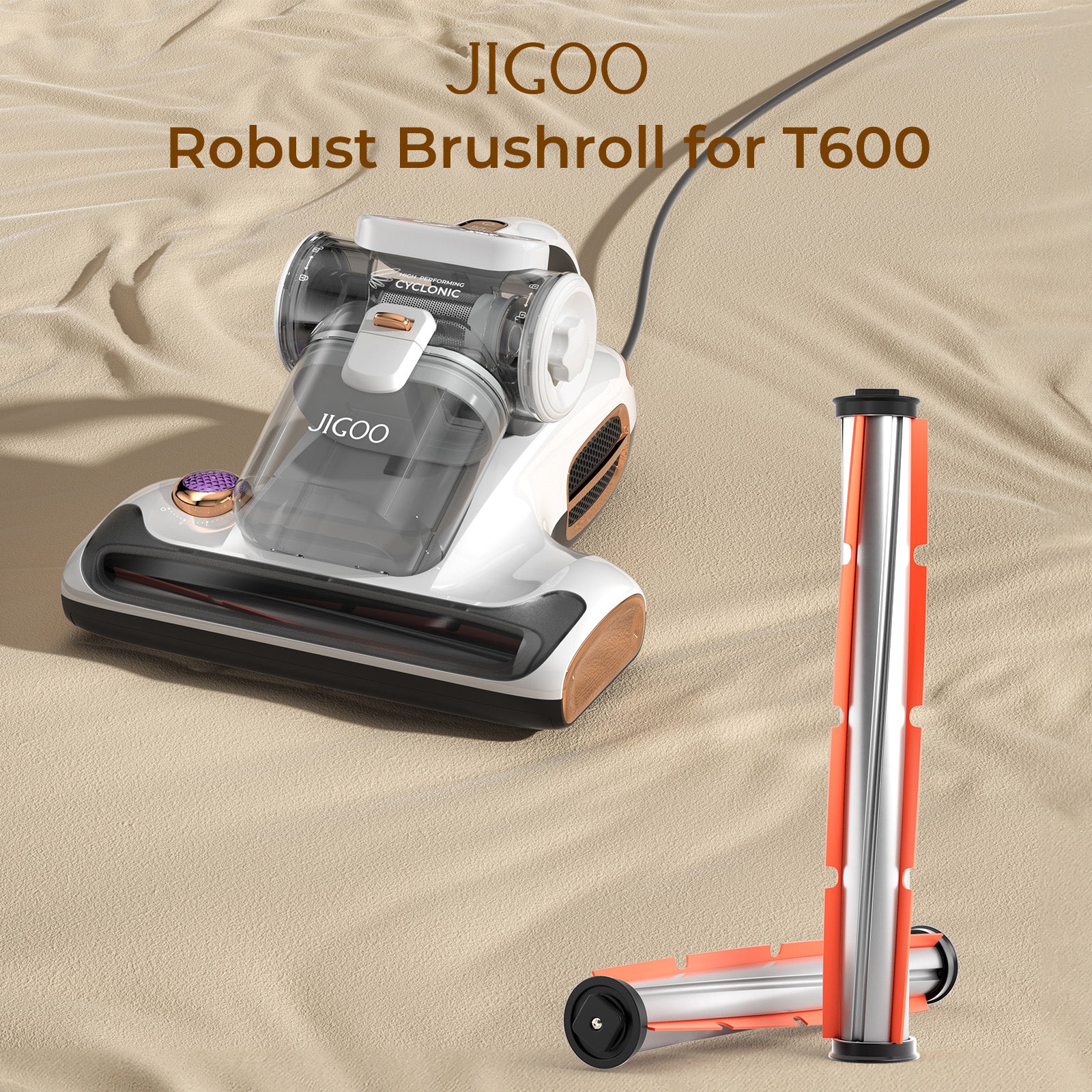 Jigoo Original Roller Brush for Jigoo T600 Mattress Vacuum