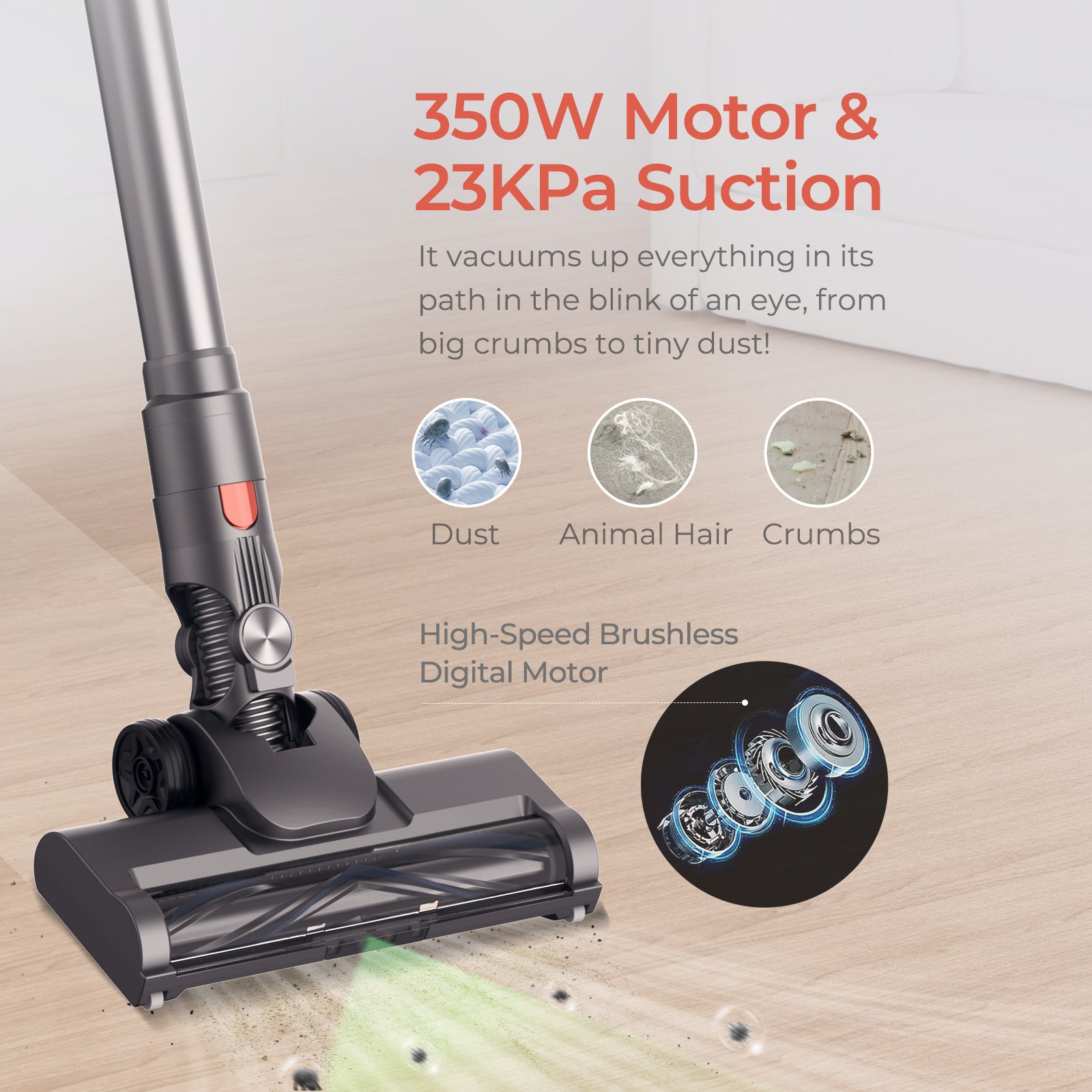 Jigoo C200 Cordless Vacuum Cleaner