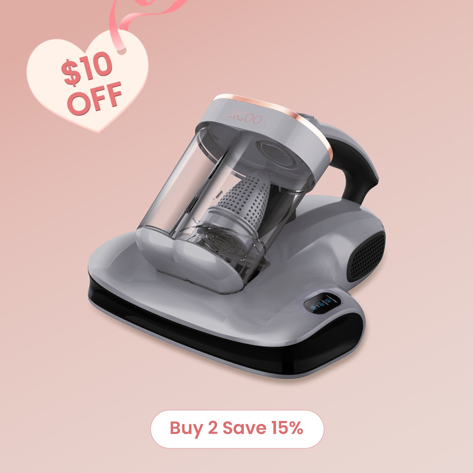 S100 Cordless Smart Dual-Cup Mattress Vacuum Cleaner