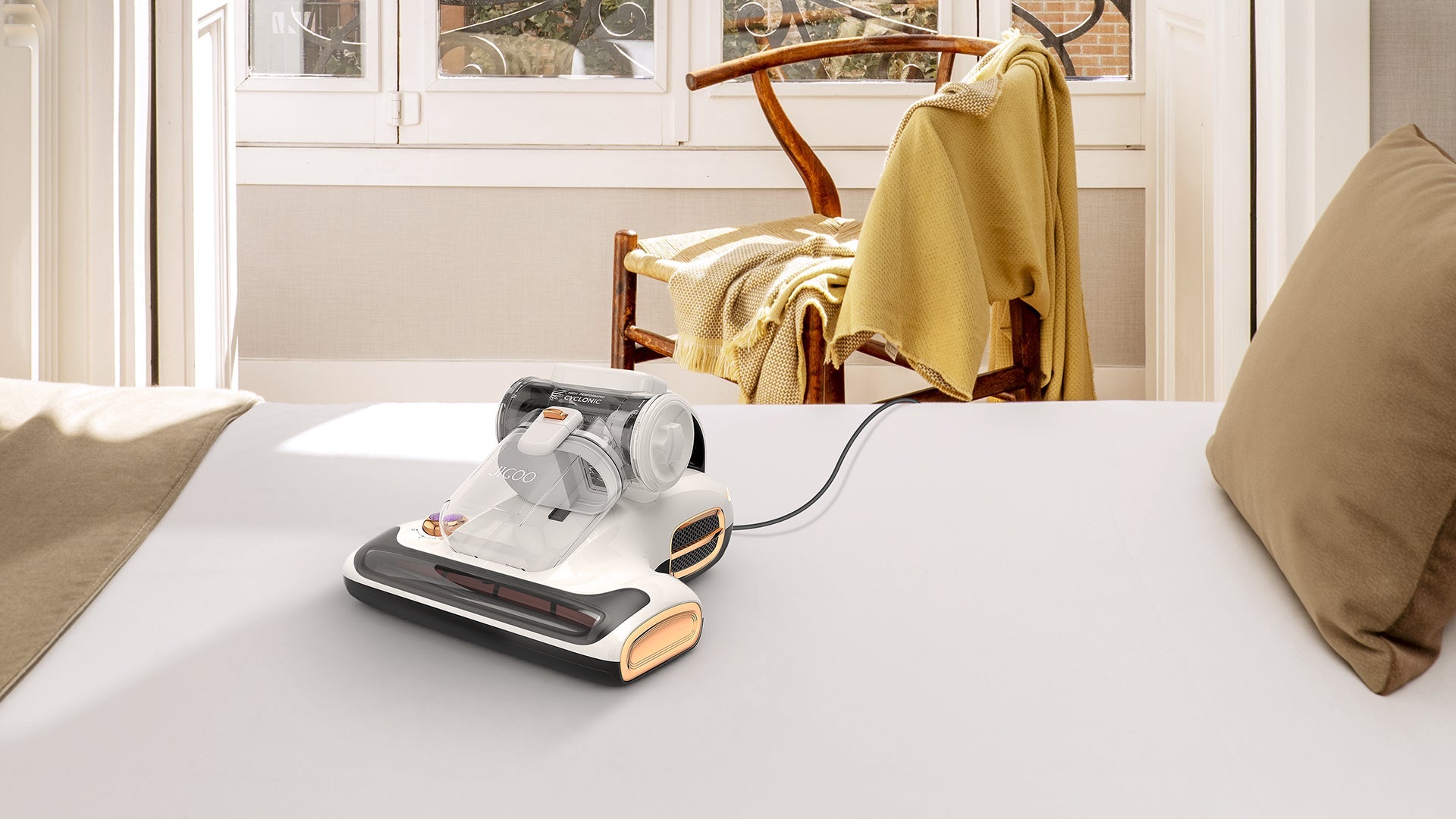 Banish Summer Dust Mites  JIGOO Mattress Vacuum Cleaners for a Healthier Sleep