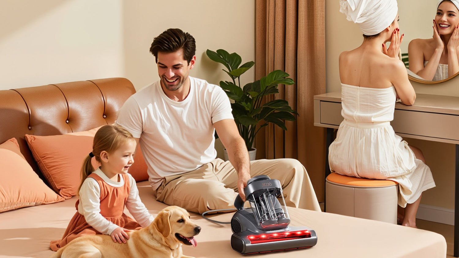 JIGOO J300 Pro: Smart Mite Sensor & Deep Cleaning