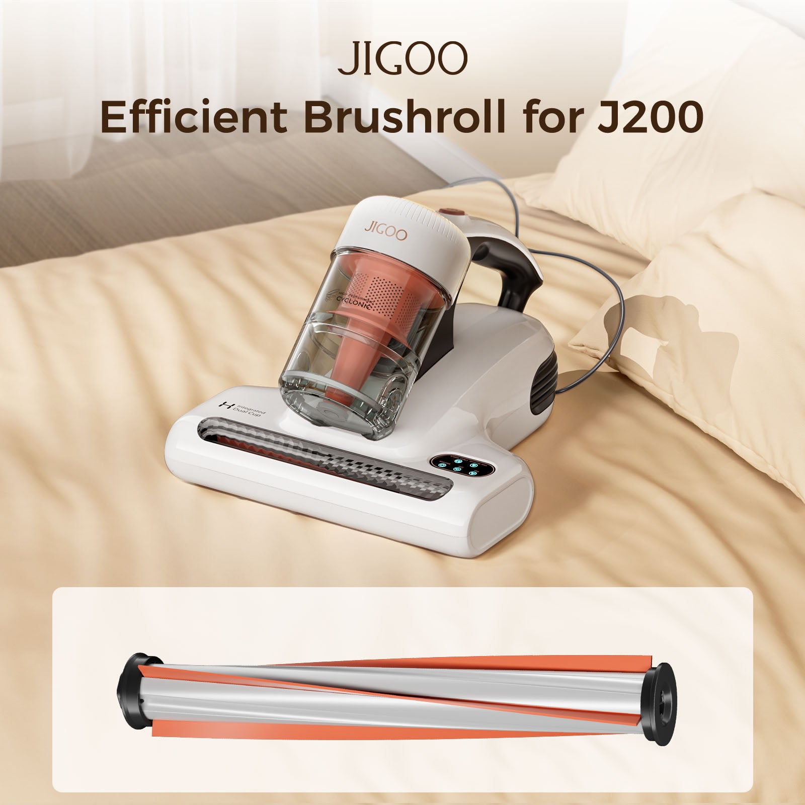 Jigoo Original Roller Brush for Jigoo J200 Mattress Vacuum