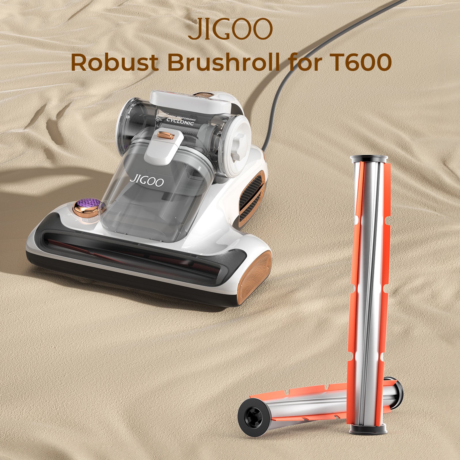 Jigoo Original Roller Brush for Jigoo T600 Anti-Mite Vacuum