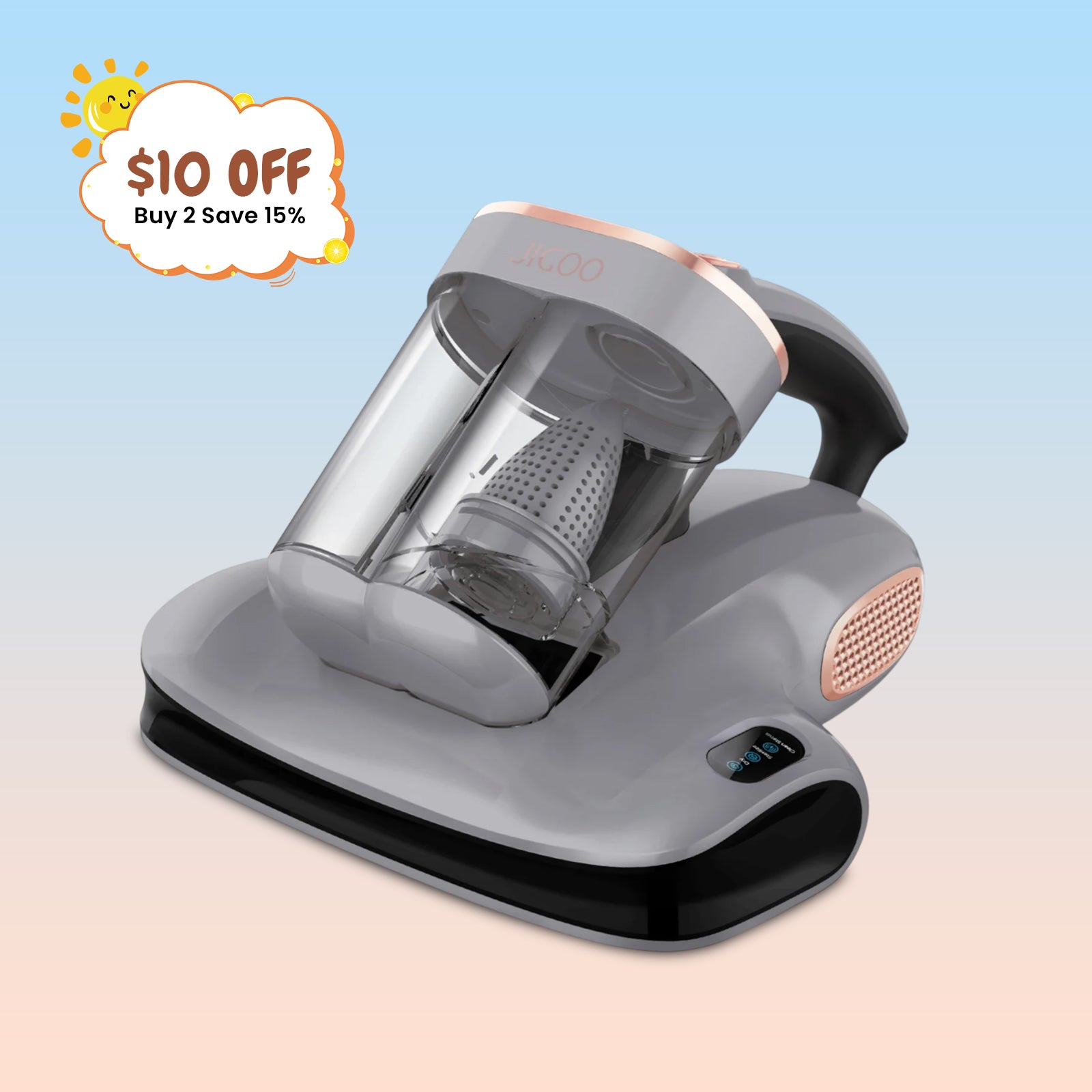 S100 Cordless Smart Dual-Cup Mattress Vacuum Cleaner