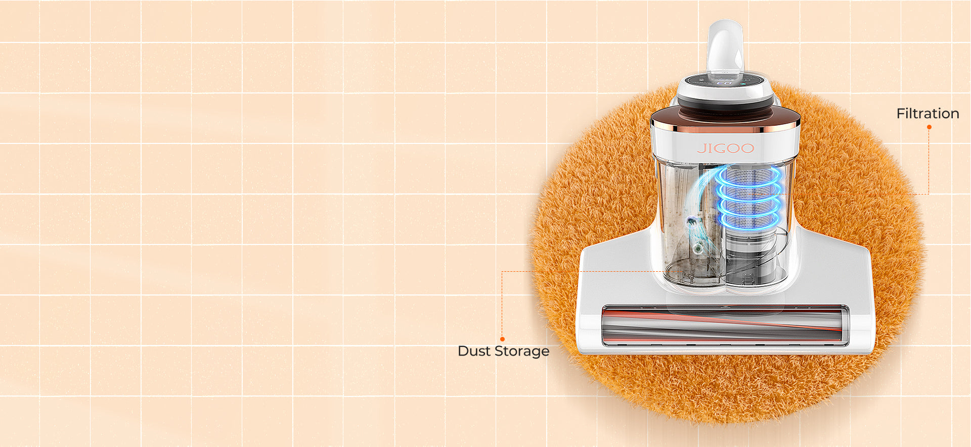 Jigoo J300 Mattress Vacuum Cleaner