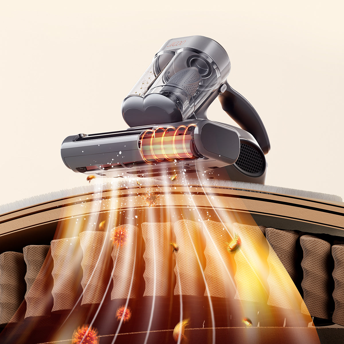 Jigoo J300 Pro Smart Mattress Vacuum | UV + Heat Dust Mite