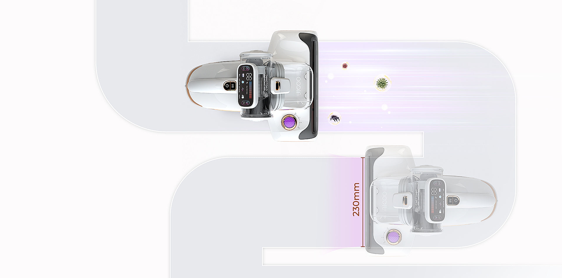 Jigoo T600 Mattress Vacuum Cleaner