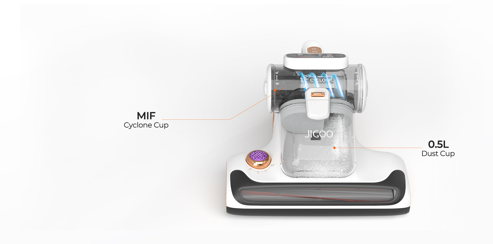 Jigoo T600 Mattress Vacuum Cleaner