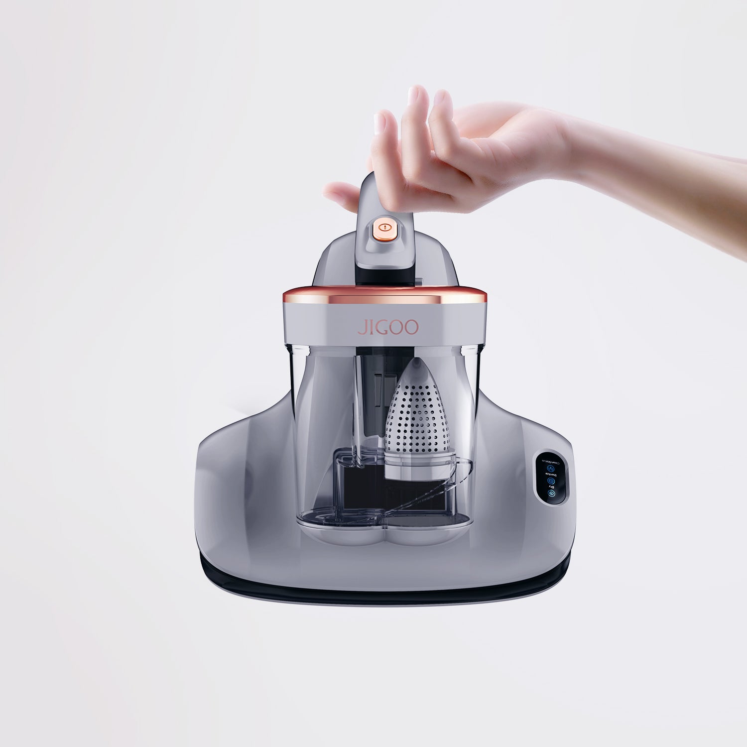 JIGOO S100 ふとんクリーナー Jigoo S100 Cordless Smart Dual-Cup Mattress Vacuum Cleaner