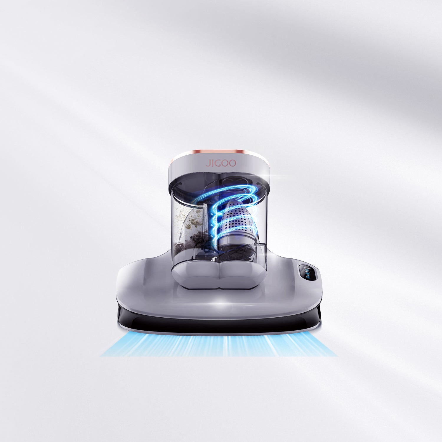 Jigoo S100 Cordless Smart Dual-Cup Mattress Vacuum Cleaner